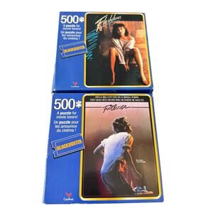 Retro Blockbuster Flashdance and Footloose 500 piece Puzzles